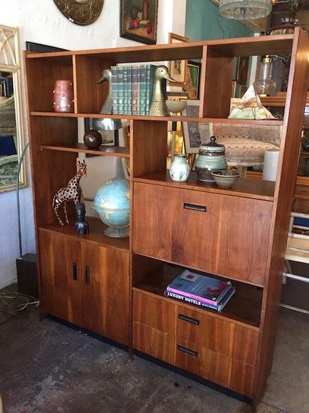 Digital Age Mid century Walnut Wall Unit Casa Victoria